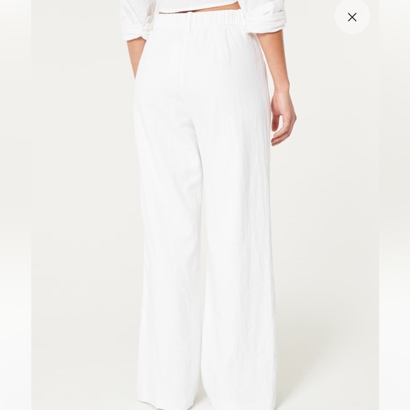 Hollister linen wide leg pants - Picture 2 of 7